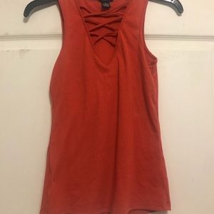 Burnt orange tank top